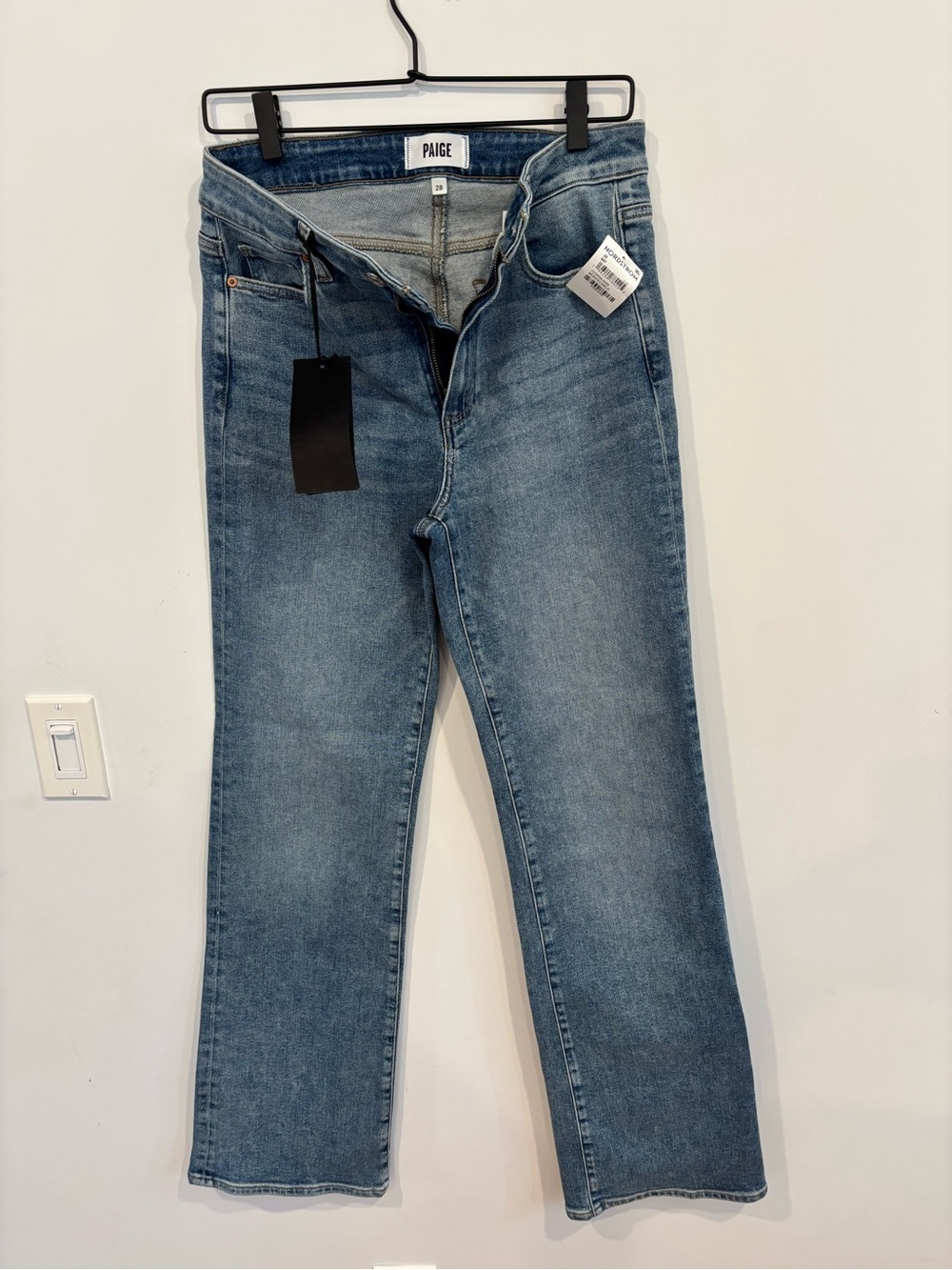PAIGE High Rise Stevie Boot Cut Jeans NWT